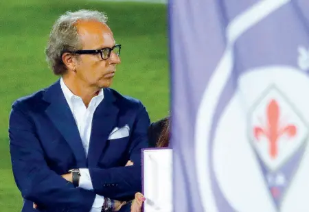  ??  ?? Andrea Della Valle, patron della Fiorentina I fratelli Tod’s stanno pensando di tornare in campo