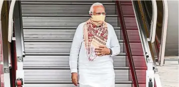  ??  ?? Make in India: A shortage of personal protective equipment at the beginning of the outbreak increased Modi’s resolve - and within the space of just two months, India has become the world’s biggest maker of PPE kits after China.