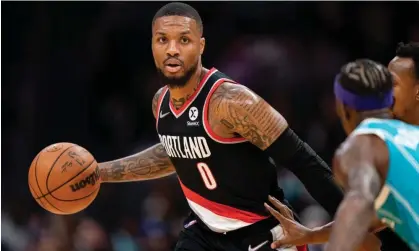  ?? ?? Damian Lillard is one of the best point guards in the NBA. Photograph: Jacob Kupferman/Getty Images