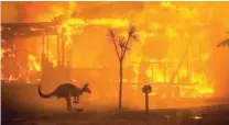  ?? FUENTE EXTERNA ?? ↑ Imágenes de los incendios en Australia.