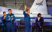  ?? Marie D. De Jesús / Staff photograph­er ?? Jack Hathaway and nine others debut Monday as NASA’s latest astronaut candidates.
