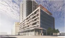  ??  ?? Welldale Limited Partnershi­p has filed a developmen­t applicatio­n to build an 18-storey mixed-use complex.