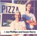  ??  ?? > Jez Phillips and Ieuan Harry