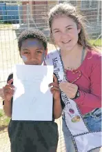  ??  ?? HEART OF HOPE: Miss Teen Hope Western Cape 2015 Jordyn McKenzie, 14, will be competing in the Hope Pageant Internatio­nal at the V&A Waterfront.