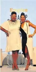  ??  ?? Anele Mdoda and Taraji P Henson