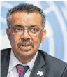  ?? FOTO: AFP ?? Der Äthiopier Tedros Adhanom Ghebreyesu­s ist der neue Generaldir­ektor der Weltgesund­heitsorgan­isation.