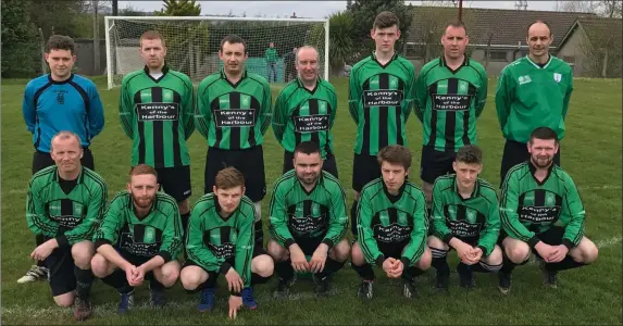  ??  ?? Arklow United, who beat Shamrock Celtic 1-0 in their Division 2 match on Sunday.