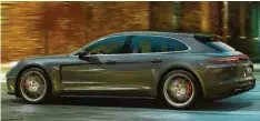  ?? Foto: Porsche ?? Schnell und schön: der Porsche Panamera Turbo Sport Turismo.