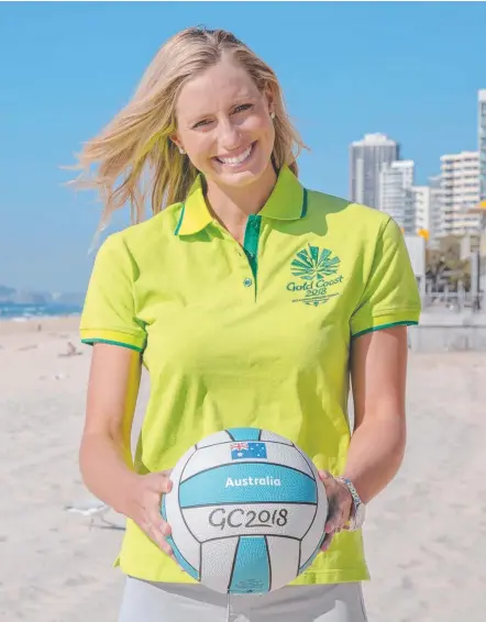  ??  ?? Gold Coast Commonweal­th Games ambassador Laura Geitz is still a possible selection for the Diamonds squad.