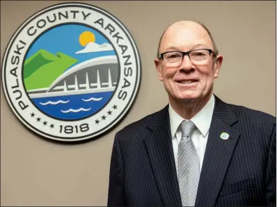  ?? (Arkansas Democrat-Gazette/Cary Jenkins) ?? “When I was in the Legislatur­e and I would complain we weren’t doing things this way or that way, I was told over and over again that you can’t run government like you run a business. And, after having a little bit of experience, I would agree that you can’t run government like you would run a business. But there are parts of government that you can run just like a business.”