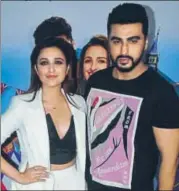  ?? PHOTOS: PRODIP GUHA/HT, YOGEN SHAH AND VIRAL BHAYANI ?? Parineeti Chopra and Arjun Kapoor