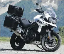  ?? DAVID BOOTH ?? The 2018 Triumph Tiger 1200 XCa is a near-perfect bike.