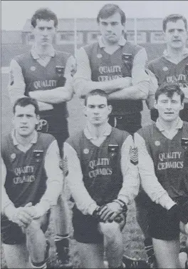  ??  ?? The Wicklow Senior football team who defeated Antrim in the All-Ireland ‘B’ Sen