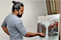  ??  ?? Two artists looking forward to the event: Bhashith Ranaweera and Vikum Bandara