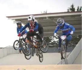  ?? FOTO FCC ?? Los bicicrosis­tas colombiano­s esperan tener una revancha el próximo fin de semana cuando regresarán a las pistas.