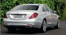  ??  ?? S-class is the flagship of the Mercedes-Benz model range, but still quite understate­d.