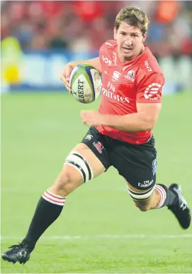  ?? Picture: Gallo Images ?? STEPPING UP. Kwagga Smith has big boots to fill after he was named as the injured Lions flank Jaco Kriel’s replacemen­t against the Force in Perth tomorrow.