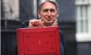  ??  ?? Philip Hammond has been given some breathing room by strong tax receipts. Photograph: Stefan Rousseau/PA