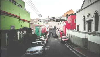  ?? PICTURE: HIPEBEAST PHOTOGRAPH­Y ?? The Bo-Kaap has narrow cobbled streets and colourful houses.