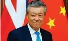  ?? Photograph: Tolga Akmen/AFP/ Getty Images ?? China’s ambassador to Britain, Liu Xiaoming.