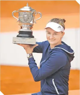  ?? FOTO: EFE ?? Tan sólo cedió tres sets en su aventura por París, en el segundo Grand Slam del año.