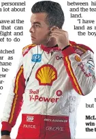  ??  ?? McLaughlin wants to win quickly but knows the team can’t rush.