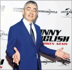  ?? AP PHOTO ?? Rowan Atkinson attends a special screening of “Johnny English Strikes Again” at AMC Loews Lincoln Square Tuesday in New York.