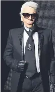  ??  ?? DISEÑADOR. Karl Lagerfeld