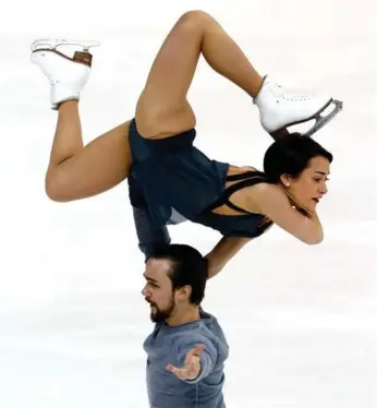  ?? JAMIE SQUIRE/GETTY IMAGES FILE PHOTO ?? Meagan Duhamel and Eric Radford face a major test at Skate Canada on the road to their final Winter Olympics.