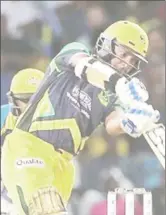  ??  ?? Sri Lankan Kumar Sangakkara top-scored with 47 for Tallawahs.