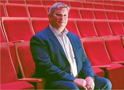  ?? SCOTT HAMMOND/STUFF ?? Marlboroug­h Civic Theatre Trust treasurer Anton James says the trust is grateful to ratepayers for propping up the theatre during its financial struggles.