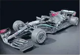  ?? TWITTER ?? The new all-black F1 car unveiled by Mercedes. n