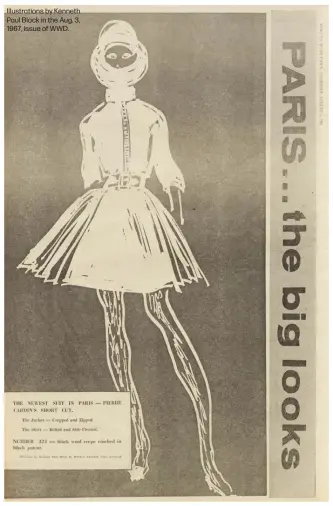  ??  ?? Illustrati­ons by Kenneth Paul Block in the Aug. 3, 1967, issue of WWD.