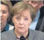  ?? Picture: AP. ?? German Chancellor Angela Merkel.