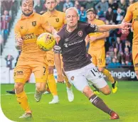  ??  ?? Steven Naismith has been in top form for Hearts