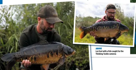  ??  ?? BELOW ABOVE
Luke Vallory holds a typical Billy’s stockie Loz East with a fish caught for the Thinking Tackle cameras