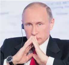  ?? ALEXANDER ZEMLIANICH­ENKO/THE ASSOCIATED PRESS FILES ?? Russia under President Vladimir Putin is a ‘one-man dictatorsh­ip,’ akin to North Korea, argues former chess champion and dissident Garry Kasparov.