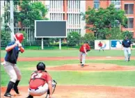  ??  ?? Student athletes at China’s three MLB developmen­t centers combine baseball training with excellent academic programs.