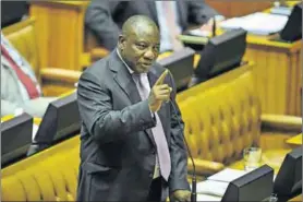  ??  ?? On the fence: Cyril Ramaphosa says a state capture inquiry should simultaneo­usly be broad and focused. Photo: Lulama Zenzile/Gallo Images/Die Burger