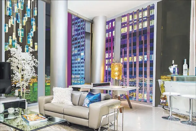  ?? COURTESY ?? This 2,014-square-foot penthouse offers views of the Las Vegas Strip.