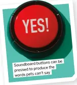  ?? ?? buttons can be Soundboard the pressed to produce say words pets can’t