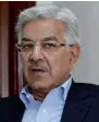  ??  ?? Khawaja Asif