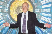  ?? SEAN DEMPSEY/ASSOCIATED PRESS ?? Professor Peter Higgs at the Science Museum in London in 2013. The University of Edinburgh says the Nobel prize-winning physicist, who proposed the existence of the Higgs boson particle, has died at 94.