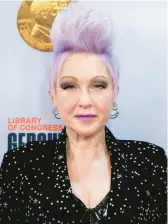  ?? AMANDA ANDRADE-RHOADES/AP 2023 ?? Cyndi Lauper aims to create an “immersive theater piece” with her new partnershi­p.