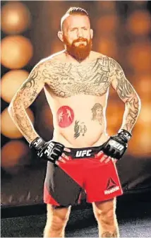  ??  ?? Loughborou­gh fighter Judo Jimmy Wallhead will make his second UFC appearance in Brazil on Saturday, June 3.