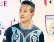  ?? HT ?? Chencho Gyeltshen is the first Bhutanese to play in ILeague.