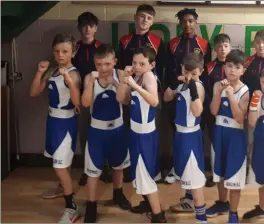  ??  ?? The Arklow boxers who competed in Drogheda last weekend.