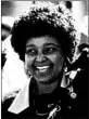  ?? GREG ENGLISH/AP 1990 ?? Winnie Madikizela-Mandela was the second of Nelson Mandela’s three wives.