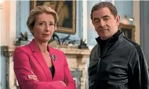  ??  ?? Emma Thompson impresses as a Theresa May-esque British Prime Minister in Johnny English Returns.