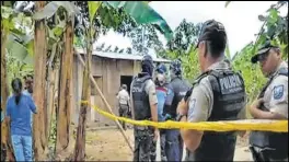  ?? Fotos: Captura de video ?? El cuerpo de la mujer fue hallado dentro de esta vivienda en el recinto Venecia.